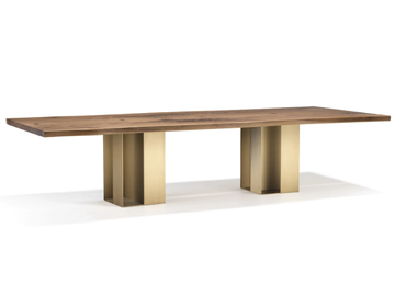 VERO - CUBICA - Rectangular solid wood table by Arte Brotto - view 2